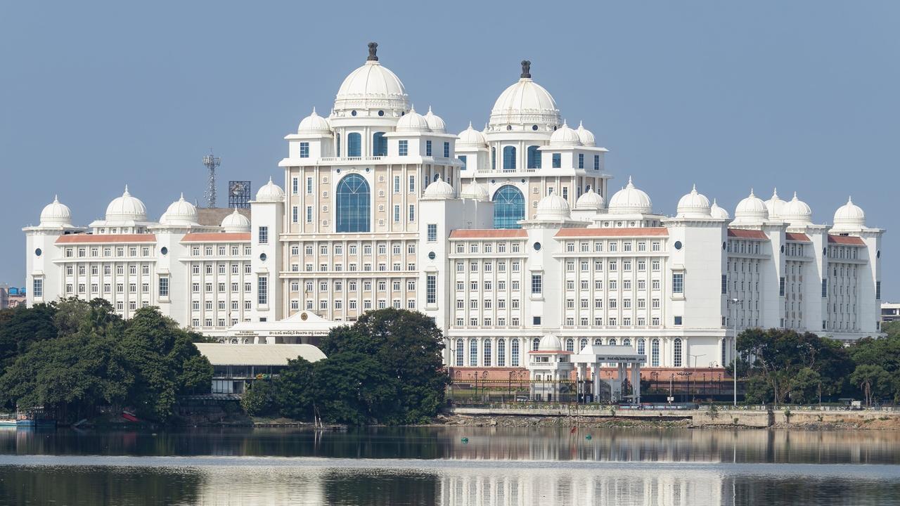The Telangana State Secretariat building
