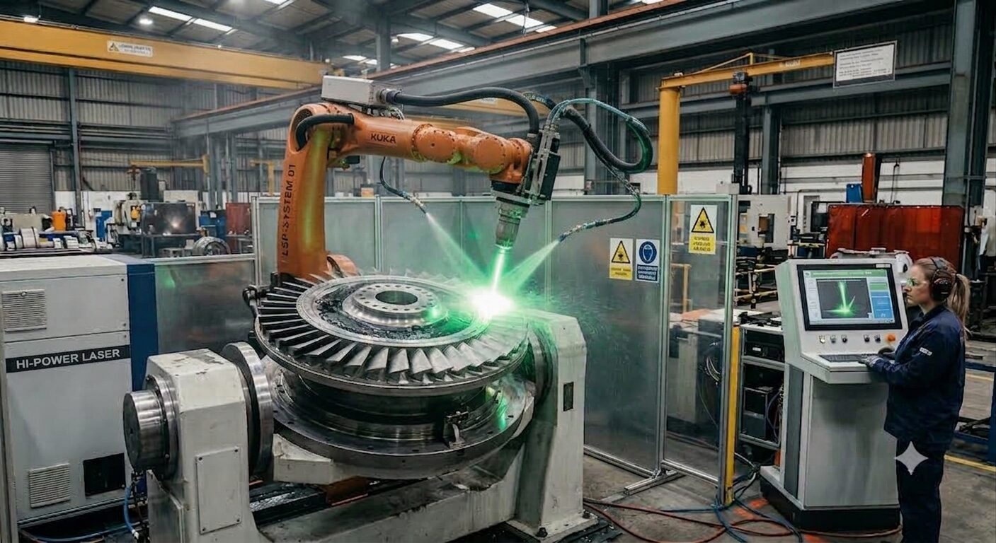 Automated laser processing equipment with digital monitoring